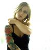 anouk teeuwe half sleeve tattoo